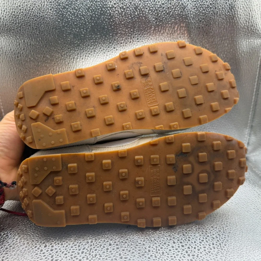 Size 8.5‎ Nike Daybreak Sneakers Womens Cream Good Suede Nylon Waffle Outsole